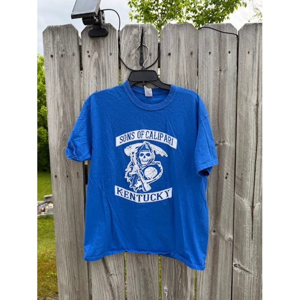 Gildan‎ Sons of Calipari Kentucky Wildcats Basketball T-Shirt Blue Large